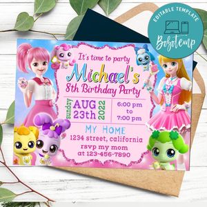 Catch Teenieping Birthday Flyer Customizable Template to Print at Home Instant Download