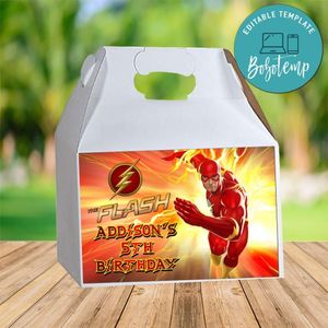 The Flash Gable Box Digital File Printable Instant Download