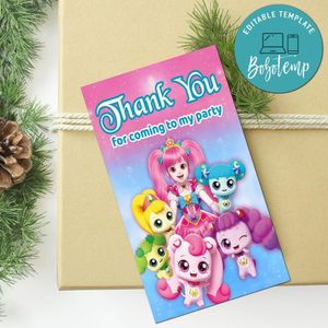 Catch Teenieping Thank You Tag Customizable Template To Print At Home Instant Download