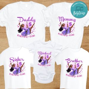 Isabella Encanto Birthday Family Trip Vacation PNG file template