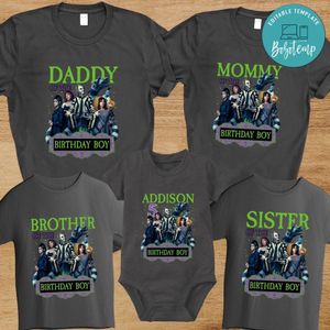 Beetlejuice 2 Family Birthday Party T-Shirt