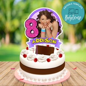 Floricienta Cake Topper Template Printable Instant Download