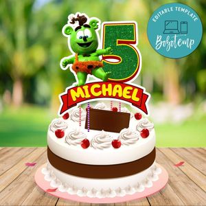 Bangaman Cake Topper Template Printable Instant Download