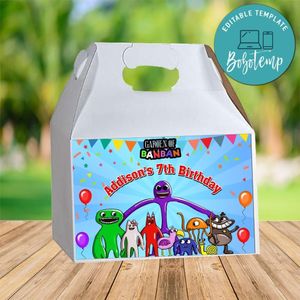 Garten Of Banban Gable Box Digital File Printable Instant Download
