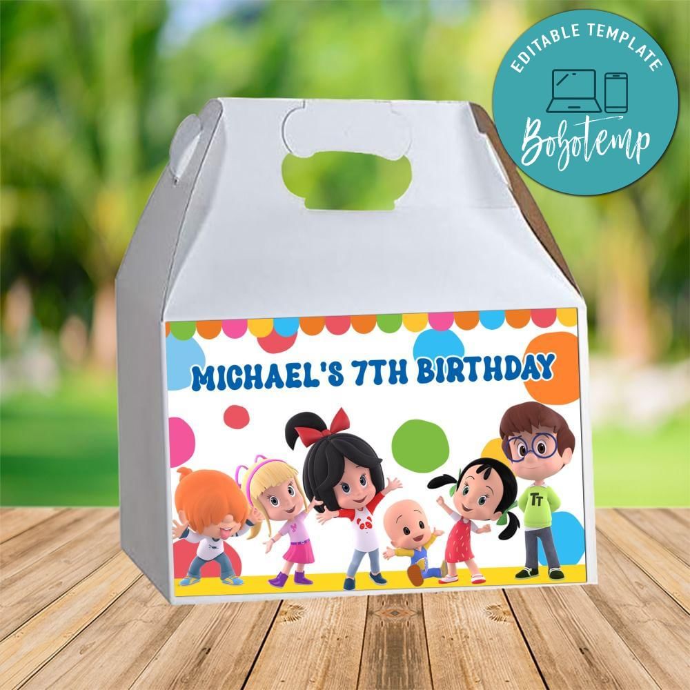 Cleo And Cuquin Gable Box Digital File Printable DIY Bobotemp Cleo And Cuquin Gable Box Digital File Printable DIY Bobotemp