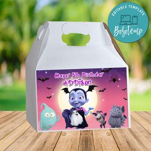 Vampirina Gable Box Digital File Printable Instant Download