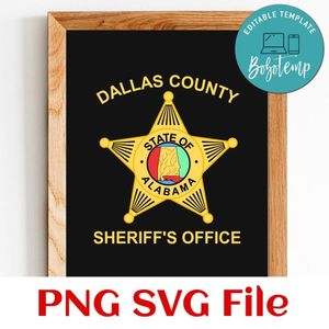 Dallas county sheriff's office Customer request PNG file template