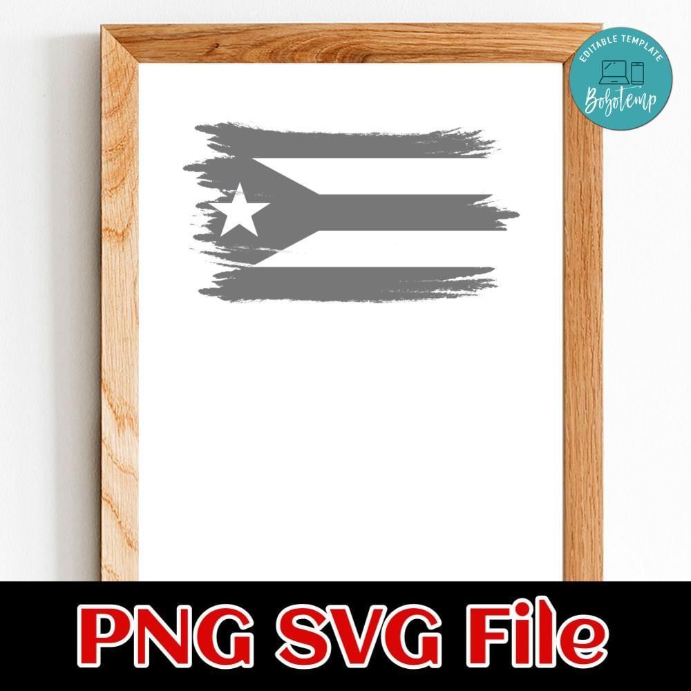 Flag of Puerto Rico Customer request PNG file template