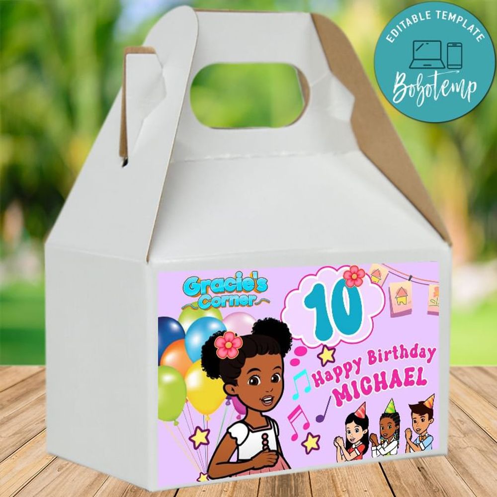 Gracie's corner Gable Box Digital File Printable Instant Download