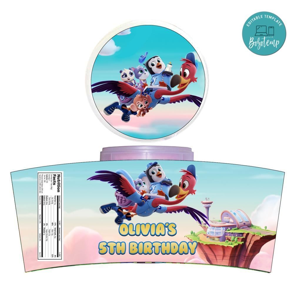 Tots Cotton Candy Label Template To Print At Home Instant Download