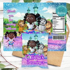 Dee and friends Birthday Party Chip Bag Digital File Printable Instant Download