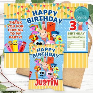 BabyFirst Birthday Chip Bag Digital File Printable Instant Download