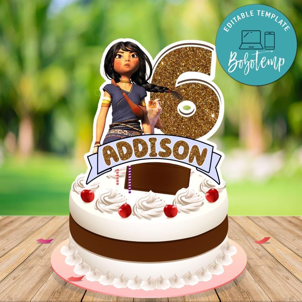 Kayara Cake Topper Template Printable Instant Download