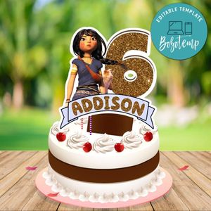 Kayara Cake Topper Template Printable Instant Download