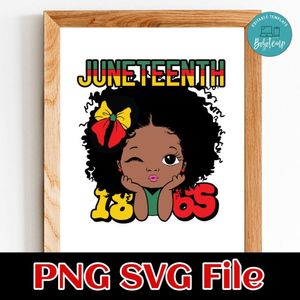 Juneteenth 1865 Customer request PNG file template