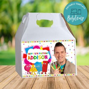 Mister Maker Gable Box Digital File Printable Instant Download