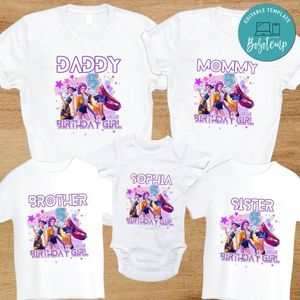 Kpop demon hunter Birthday Girl Family Party PNG file template