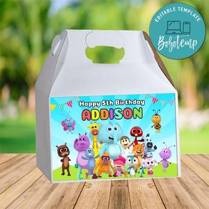 Reino Infantil Gable Box Digital File Printable Instant Download