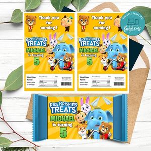 Loco nuts Rice Krispies Treats Template Printable Instant Download