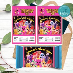 Pinkfong Rice Krispies Treats Template Printable Instant Download