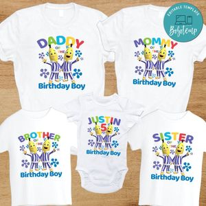 Bananas in pyjamas Family Birthday Vacation PNG file template