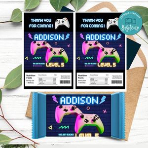 Video game Rice Krispies Treats Template Printable Instant Download