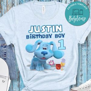 Blues Clues Boy First Birthday PNG file template