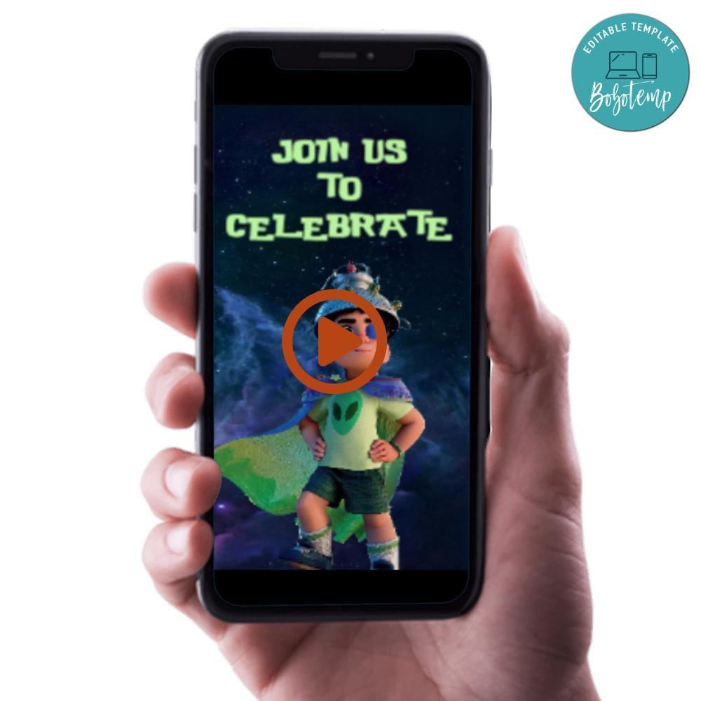 Elio 2025 Video Invitation Digital Template Customizable Instant Download