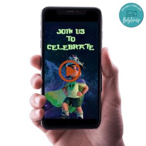 Elio 2025 Video Invitation Digital Template Customizable Instant Download