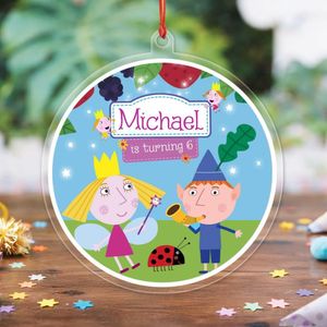 Ben And Holly's Little Kingdom Acrylic Ornament Birthday Gift