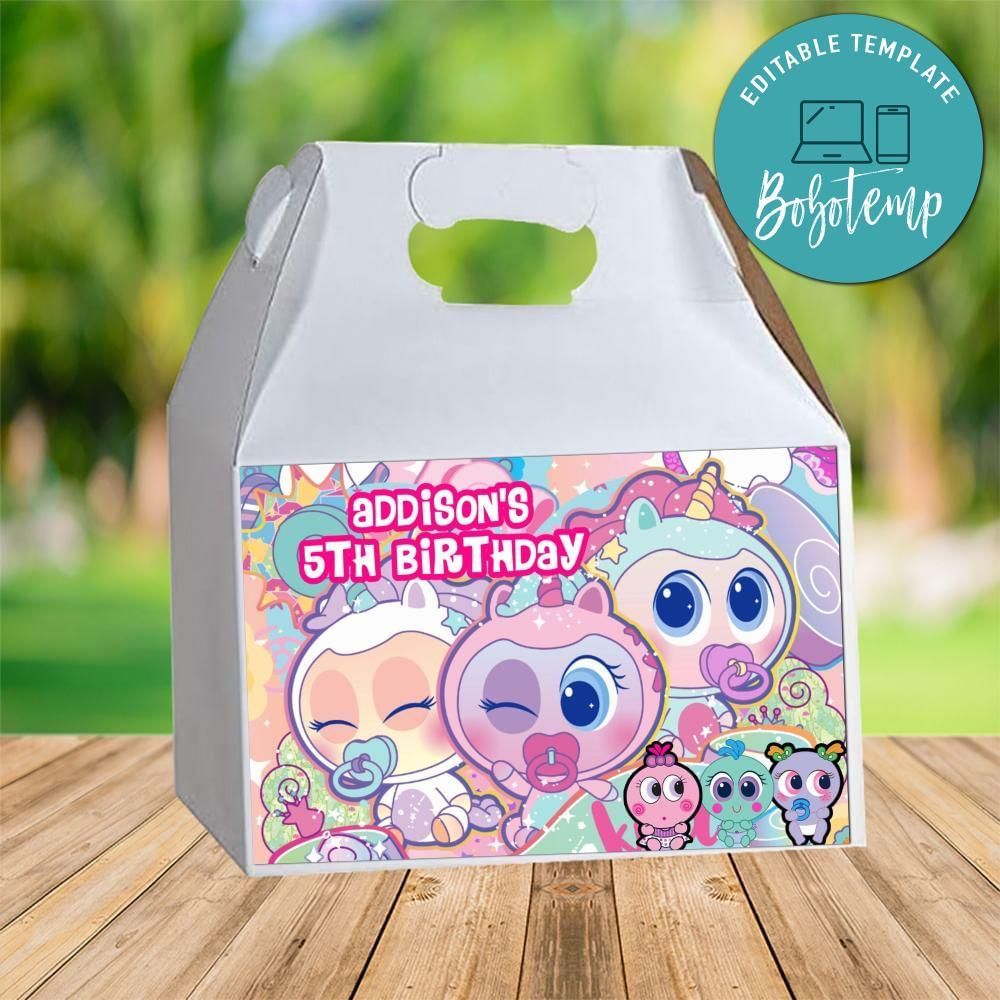 Ksimerito Gable Box Digital File Printable Instant Download