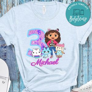 Gabby's Dollhouse Birthday PNG file template