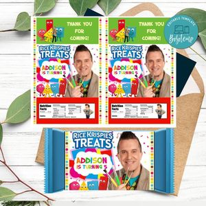 Mister Maker Rice Krispies Treats Template Printable Instant Download