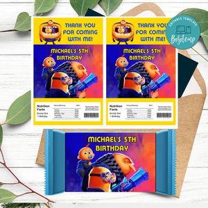 Despicable me 4 Rice Krispies Treats Template Printable Instant Download