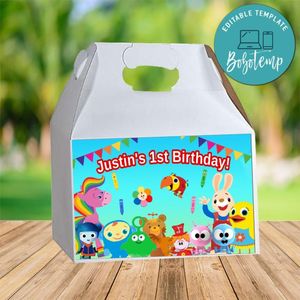 Baby First Tv Gable Box Digital File Printable Instant Download