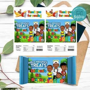 Jools tv Rice Krispies Treats Template Printable Instant Download
