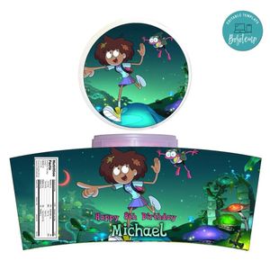 Amphibia Cotton Candy Label Template To Print At Home Instant Download