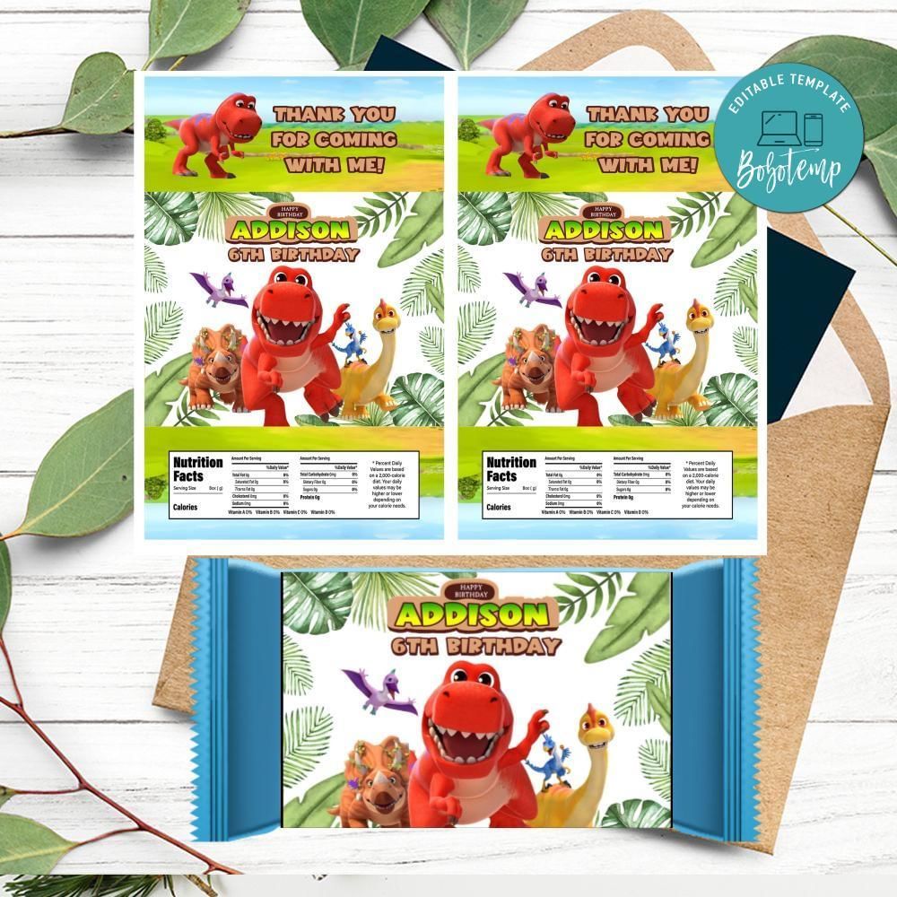 Little Dino School Rice Krispies Treats Template Printable Instant Download