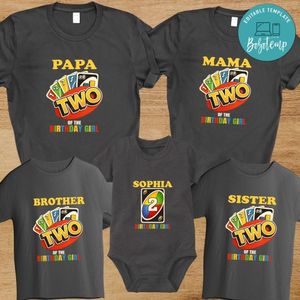 Uno Girl Family Birthday Party PNG file template