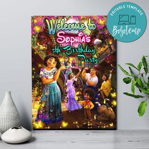 Encanto Birthday Welcome Sign Digital File Printable Instant Download