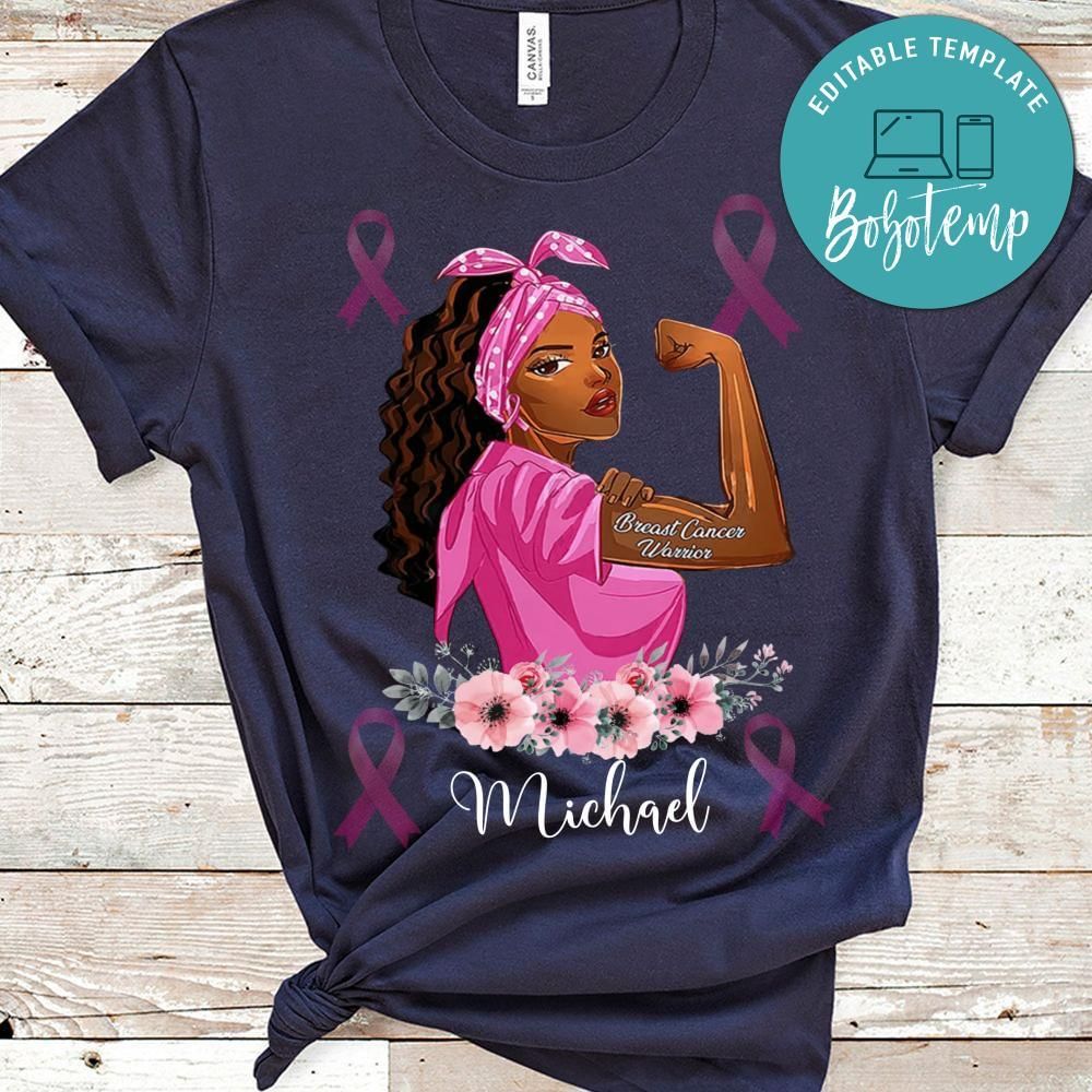 Breast cancer custom name T-Shirt