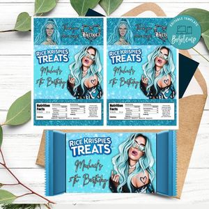 Karol G Rice Krispies Treats Template Printable Instant Download