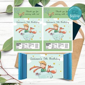 El principito Rice Krispies Treats Template Printable Instant Download