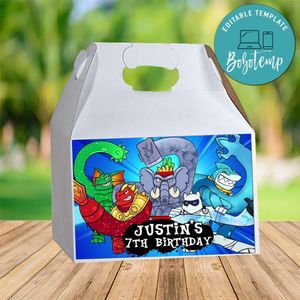 Goo Jit Zu Gable Box Digital File Printable Instant Download