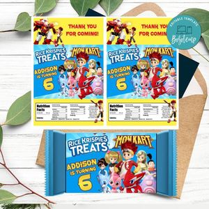 Monkart Rice Krispies Treats Template Printable Instant Download
