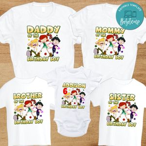 The green squad Family Birthday T-Shirt