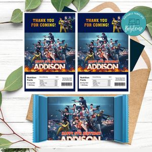 Free fire Rice Krispies Treats Template Printable Instant Download