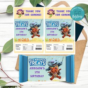WallyKazam Rice Krispies Treats Template Printable Instant Download