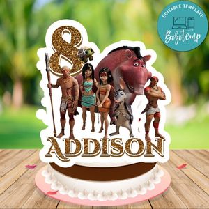 Ainbo Cake Topper Template Printable Instant Download