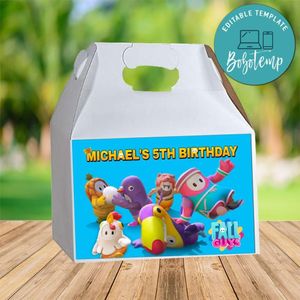 Fall Guys Gable Box Digital File Printable Instant Download